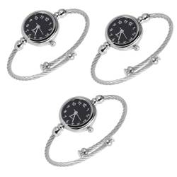 ibasenice Armband-Armbanduhr – Analoge Runde Stilvolle Quarzuhr Für Damen Als Geburtstagsgeschenk von ibasenice