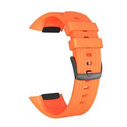 ibasenice Sportzubehör Uhrenarmbänder kompatibel für Gear Fit2/ Fit2 Pro- weiches Silikonarmband Armband Ersatz für Smartwatch L ??e (orange) Smartwatch-Zubehör von ibasenice