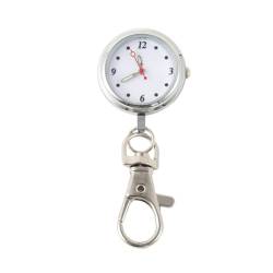 ibasenice Uhr mit Clip - Schlüsselanhänger Taschenuhr Krankenschwesteruhr Quarzuhr große Anzahl der Paare Uhr für Kinder Männer Paare (römische Zahlen und arabische Zahlen) 6.5 * 2.7cm 4 von ibasenice