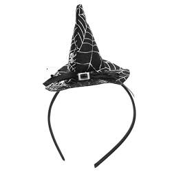 ibasenice halloween haarschmuck halloween haarreif Spinnen-Stirnband Halloween Hexenhut Haarreif Kopftuch für Kinder Halloween-Kleidung Erwachsener Zubehör Frauenhut Requisiten von ibasenice