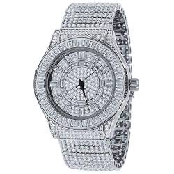 .iced-out. Full ZIRKONIA Herren Uhr - Silver von .iced-out.