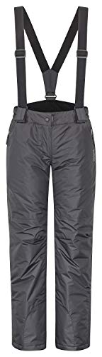 icefeld Damen Winterhose/Thermohose/Schneehose PFC frei anthrazit/grau in L von icefeld