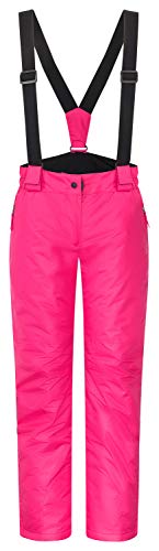 icefeld Damen Winterhose/Thermohose/Schneehose PFC frei pink in XXL von icefeld