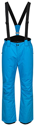 icefeld Herren Winterhose/Thermohose/Schneehose PFC frei, blau in L von icefeld