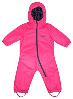 icefeld Schneeoverall/Skianzug für Babys und Kleinkinder (Jungen und Mädchen), pink in Größe 62/68 von icefeld