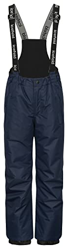 icefeld Winterhose/Thermohose/Schneehose (PFC frei) für Kinder (Mädchen und Jungen), Marineblau in 164 von icefeld