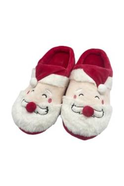 icewalker Weihnachtspantoffeln Damen Herren Plüsch Hausschuhe Erwachsene Winter Pantoffeln Warme Weiche Hausschuhe Zuhause von icewalker