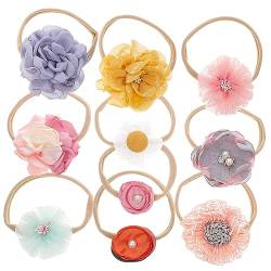 ifundom 10 Stück 1 Satz Kopfschmuck für Kinder Blumenstirnband für Kleinkinder baby blumen Tiara baby stirnbänder Stirnband für Kinder Baby-Stirnband die Blumen Kopfbedeckung Schal Kleine von ifundom