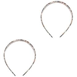 ifundom 2 Stk Stirnband Kammstirnbänder Für Frauen Stirnbänder Für Frauen Mit Zähnen Dünne Stirnbänder Für Frauen Haarschmuck Modisches Haarband Acetatfolie Mädchen Haarring Klassisch von ifundom