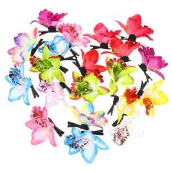 ifundom 20 Kopfschmuck aus künstlichen Orchideenblüten-Haarspange Haarspange hochzeitshaar schmuck wedding hair accessories Brautjungfer Haarspange Boho-Haarschmuck Sommer von ifundom