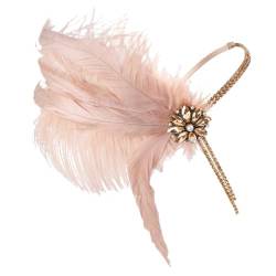 ifundom Abschlussball- -Stirnband haarschmuck für damen haarzubehör für damen Flapper-Stirnband 1920er Stirnband Stirnbänder für Damen Abschlussball-Accessoires von ifundom