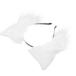 ifundom Haarschmuck Für Frauen Halloween-kopfschmuck Dschungeltier-haarband Kostüm-party-requisite Süße Katzenhaarband Tier-cosplay-haarband Kawaii Niedlich Stirnband Damen Plüsch von ifundom