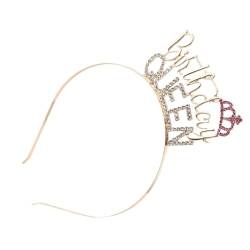 mädchen stirnbänder Haarschmuck für Frauen modische Stirnbänder für Damen Geburtstagsblume Tiara Haarpflegezubehör stylisches Kostümzubehör Mode Stirnband Partybedarf Kopfbedeckung von ifundom