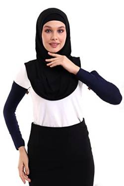 ihvan online, Damen Hijab Muslimische Gebetsärmel, Marineblau, Standard größe von ihvan online