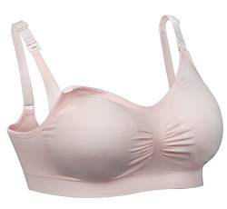 iloveSIA Still-BH Damen Schwangerschafts-BH Seamless Still-Bustier,Rosa,XL fit 85BC von iloveSIA