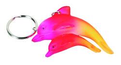 Impexit Schlüsselanhänger Delfin plus Baby Farbe 5,5/2,5/3 cm, Pink von impexit