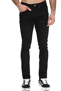 imporio 11® Herren-Jeans, Stretch, Slim Fit, flexibel, Denim, Hose, Stretch, Denim Jeans, Taille 30 bis 38, Schwarz , 36 W / 32 L von imporio 11