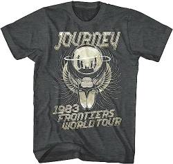 Journey Frontiers Album World Tour 1983 Men's T Shirt Concert Merch Dark Grey T-Shirts & Hemden(3X-Large) von importance