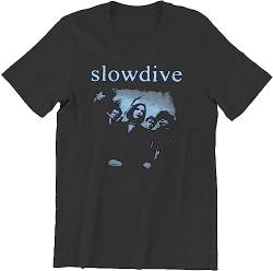 Men Slowdive T Shirt Tour 90s Cotton Clothes Novelty Short Sleeve Crewneck Tees Summer T-Shirts T-Shirts & Hemden(XX-Large) von importance