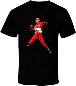 Michael Schumacher T-Shirt Challenge Tour Shirt Men's Shirt Unisex Top Tees Graphic Print T Shirts Black Top Tees T-Shirts & Hemden(X-Large) von importance