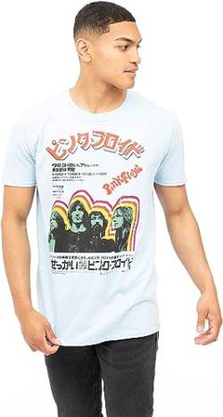 Pink Floyd Japan Poster Mens T Shirt Light Blue T-Shirts & Hemden(Medium) von importance