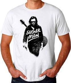 Sixto Rodriguez Sugar Man Men's T-Shirt White T-Shirts & Hemden(Medium) von importance