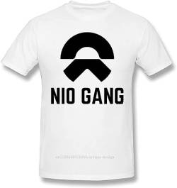 WBS WallStreetBets 2021 T-Shirt NIO Gang Crewneck Cotton for Men White T-Shirts & Hemden(XX-Large) von importance