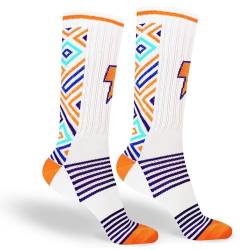 Sport-Socken für Männer und Frauen - Ideale Socken für Laufen, Basketball, Radfahren und Padel - Inshock Barcelona von in s(h)ock Barcelona