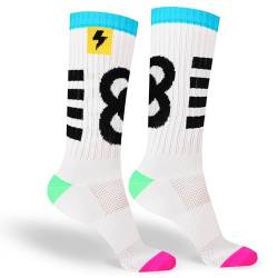 Sportsocken für Herren und Damen - Ideale Socken für Tennis, Basketball, Handball, Volleyball und Allgemeine Sportarten - Inshock Barcelona von in s(h)ock Barcelona