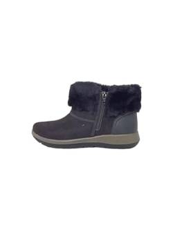 inblu Damen-Stiefel mit Gummizug, weichem herausnehmbarem Fußbett, gepolstert, Größe 35/41 Stiefelette, Schwarz, 40 EU von inblu