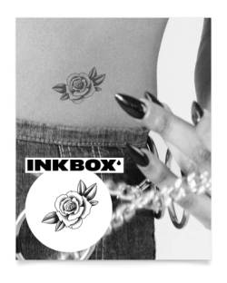 Inkbox Temporary Tattoos, Semi-Permanent Tattoo, One Premium Easy Long Lasting, Waterproof Temp Tattoo with For Now Ink - Lasts 1-2 Weeks, Fofelia, 2 x 2 in von inkbox