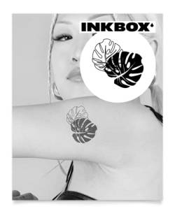 Inkbox Temporary Tattoos, Semi-Permanent Tattoo, One Premium Easy Long Lasting, Waterproof Temp Tattoo with For Now Ink - Lasts 1-2 Weeks, Glasshouses, 3 x 3 in von inkbox