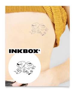 Inkbox Temporary Tattoos, Semi-Permanent Tattoo, One Premium Easy Long Lasting, Waterproof Temp Tattoo with For Now Ink - Lasts 1-2 Weeks, Sunny Daze, 3 x 3 in von inkbox