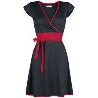 Innocent - Rockabilly Kurzes Kleid - Hana Dress - S bis XL - für Damen - Größe L - schwarz/rot von innocent