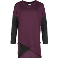 Innocent Strickpullover - Larisa Top - XS bis 3XL - für Damen - Größe M - lila/schwarz von innocent