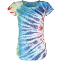 Innocent T-Shirt - Burnout It's A Vibe Top - S bis 4XL - für Damen - Größe XL - multicolor von innocent