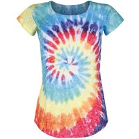 Innocent T-Shirt - Burnout Spaced Out Top - S bis 4XL - für Damen - Größe L - multicolor von innocent