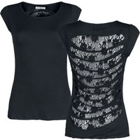 Innocent T-Shirt - Fade Top - S bis XL - für Damen - Größe M - schwarz von innocent