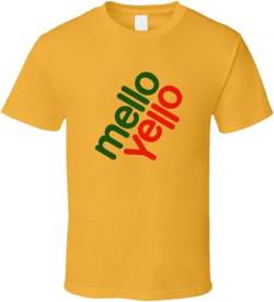 Mello Yello Tee Cool Spda Drink Retro T T-Shirts Hemden Gold(X-Large) von insert