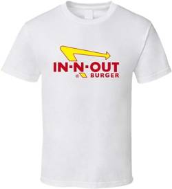 in-N-Out Burger Fast Food Restaurant Tee Cool Fast Food Worker Halloween Costume T T-Shirts Hemden White(Small) von insert