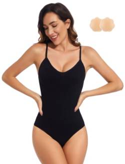 invfreso Body Damen Effektive Shapewear Damen Vielseitige Bodysuit Women mit Bauchweg-Effekt von invfreso