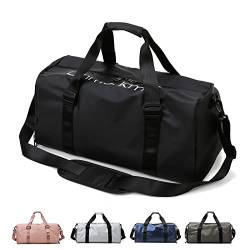 Sporttaschen für Damen und Herren, Reisetasche und Handtaschen - mit Schuhfach und Nassfach - Travel Bag für Sport, Fitnessstudio, Duffle Bag für Wochenendreisen von iophi