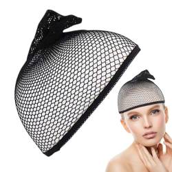 Stirnband Perückenkappen | Perückenkappennetz zum Weben von Haaren,Dehnbares, tragbares Haarnetz mit geschlossenem Ende für Frauen, Mädchen und Erwachsene von ipago