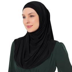 istanbul styles Eleganter dehnbarer Hijab für Frauen, sofortiger und strapazierfähiger, muslimische 2-teiliger Hijab von istanbul styles