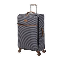 it luggage Beach Stripes Softside Spinner mit 8 Rädern, 76,2 cm, schwarz/grau, 30", Strand-Streifen, 76,2 cm, kariert, 8 Rollen von it luggage
