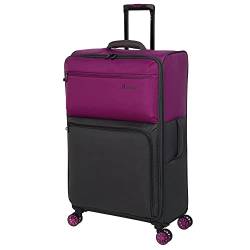 it luggage Duo-Tone 78,7 cm (31 Zoll), kariert, 8 Räder, Fuchsia-Rot/Magnet, 31", Duo-Tone 78,7 cm Softside Checked 8 Wheel Spinner von it luggage