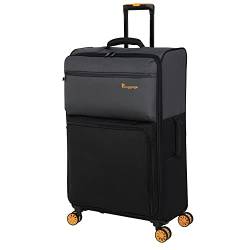 it luggage Duo-Tone 78,7 cm (31 Zoll), kariert, 8 Räder, Zinn, Schwarz, 31", Duo-Tone 78,7 cm Softside Checked 8 Wheel Spinner von it luggage