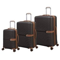 it luggage Encompass 3-teiliges Hardside 8 Räder erweiterbares Spinner-Set, Coffee Bean, 3 Pc Set, Encompass 3-teiliges Hartschalen-Drehset mit 8 Rädern, erweiterbar von it luggage