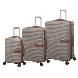 it luggage Encompass 3-teiliges Hardside 8 Räder erweiterbares Spinner-Set, Sandy Skin, 3 Pc Set, Encompass 3-teiliges Hartschalen-Drehset mit 8 Rädern, erweiterbar von it luggage