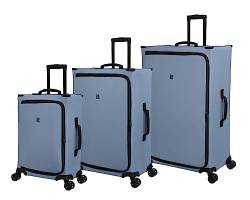 it luggage Maxpace 3-teiliges Softside Ultraleichtes Spinner-Set, Placid Blue (sanftes blau), 3 Pc Set, Maxpace 3-teiliges Softside Ultraleichtes Spinner-Set von it luggage